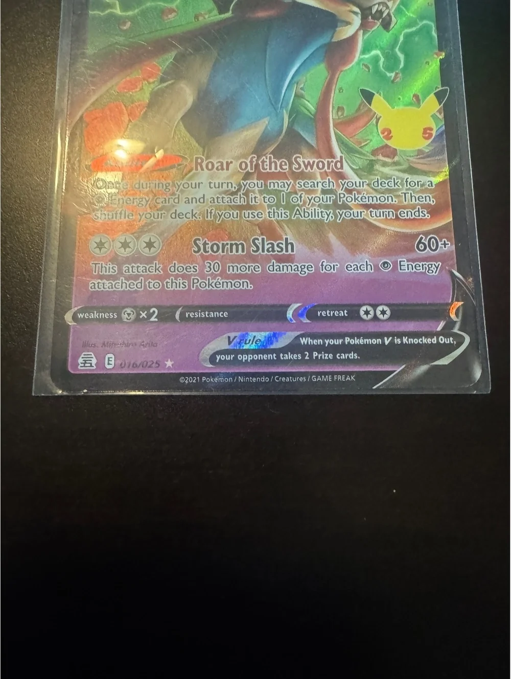 Cyclizar ex 051/064 Zacian V 016/025 Pokemon Card Lot